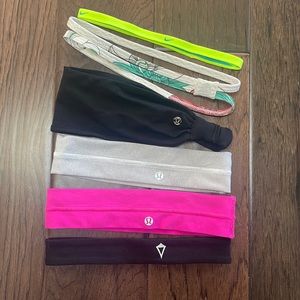 Lot of Lululemon headbands
